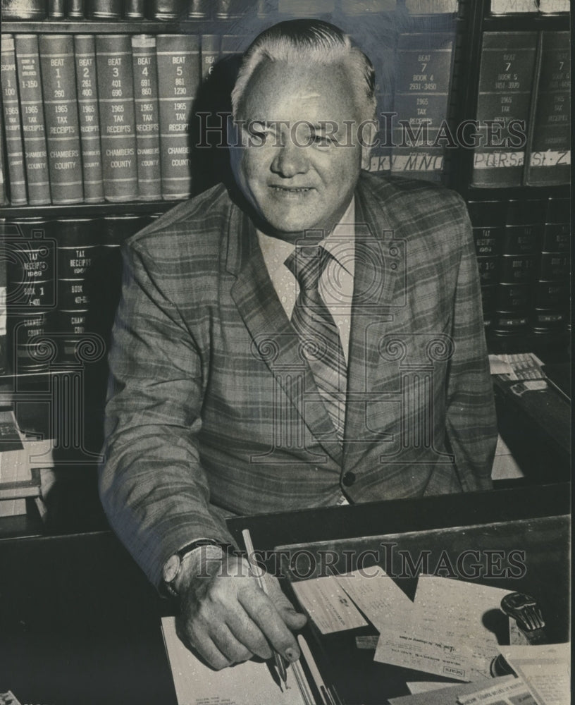 1972 Press Photo Business executive Tyre Weaver of Lafayette, Alabama - Historic Images
