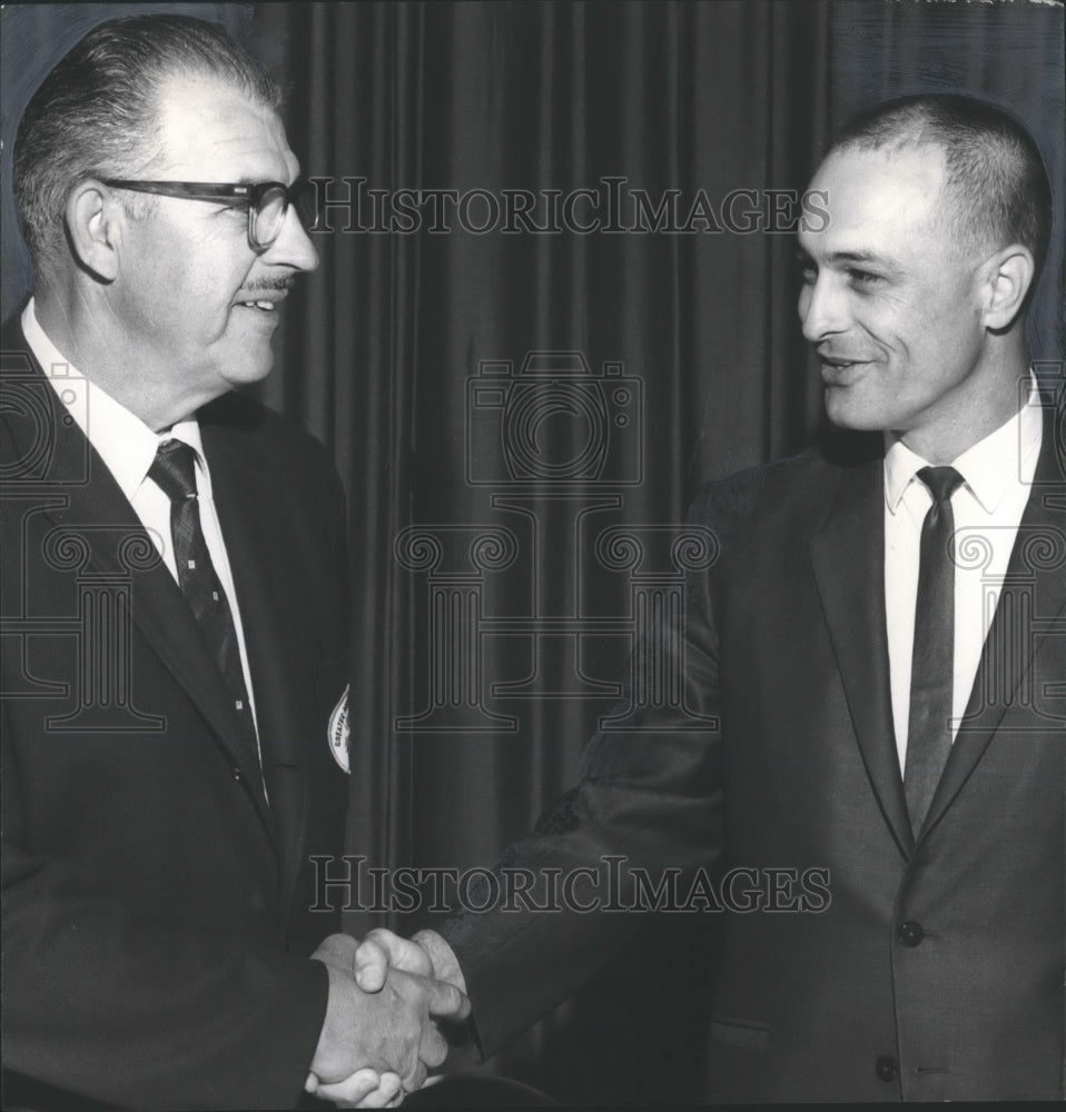 1960, Doctor Eugene Gruber and A. Leroy Barber of GBBA Group - Historic Images