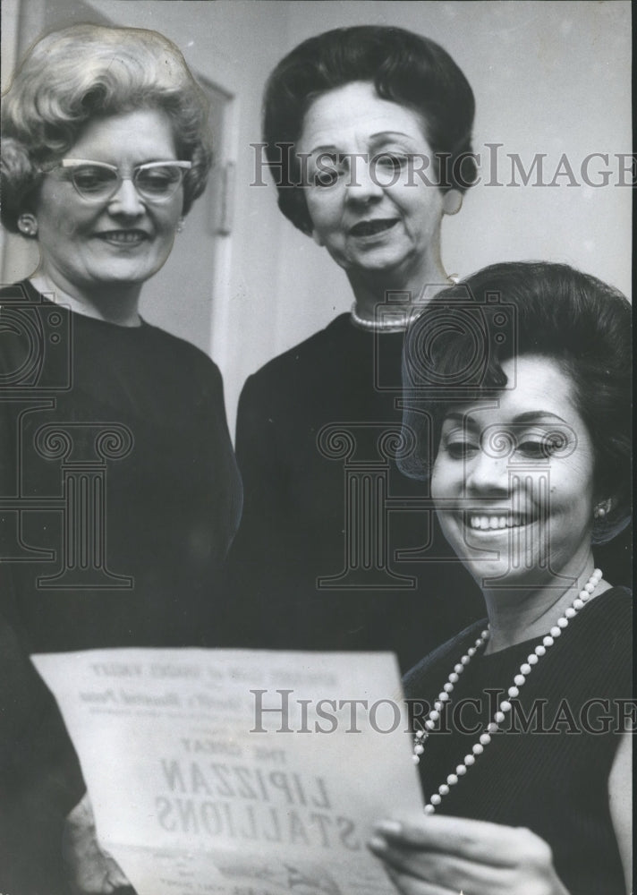 1967 Press Photo Margaret Dillon, viola Brewer, Zaida Rvers at conference - Historic Images