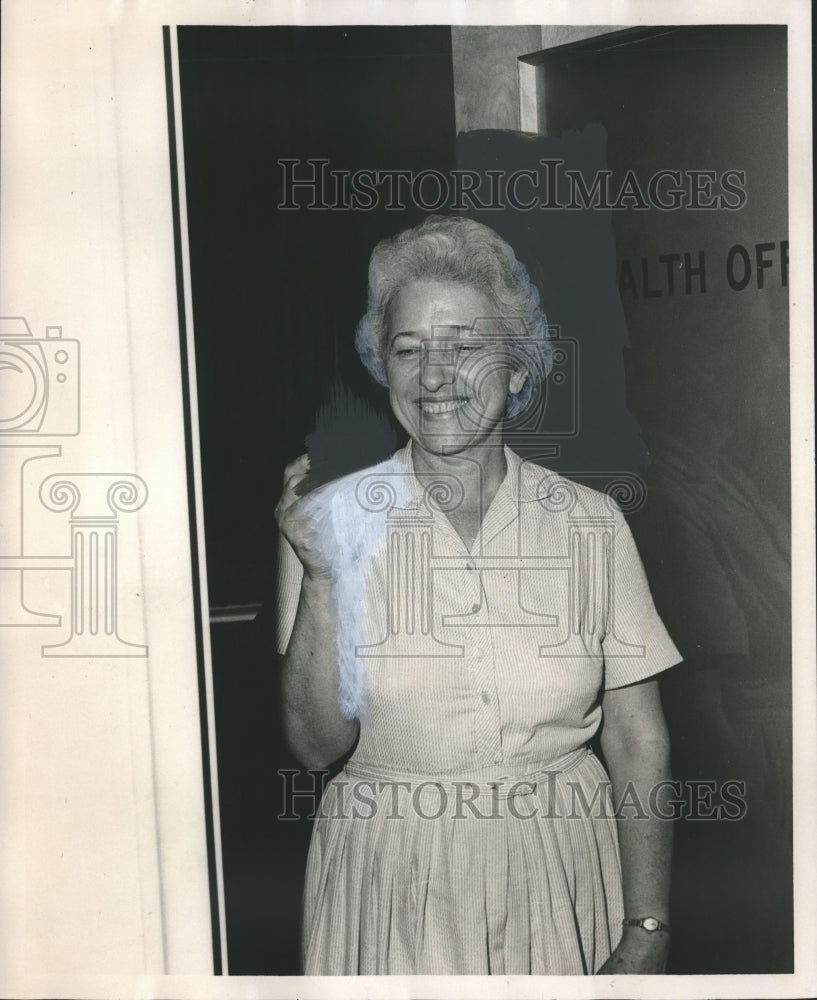 1966 Press Photo Health Officer Dr. Ruth Berrey - abno02723 - Historic Images