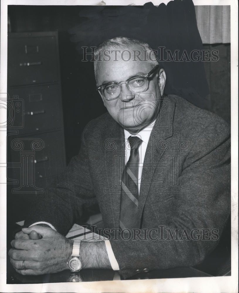 1969, Bank of West Blocton, Alabama President Eddie Downs - abno02792 - Historic Images