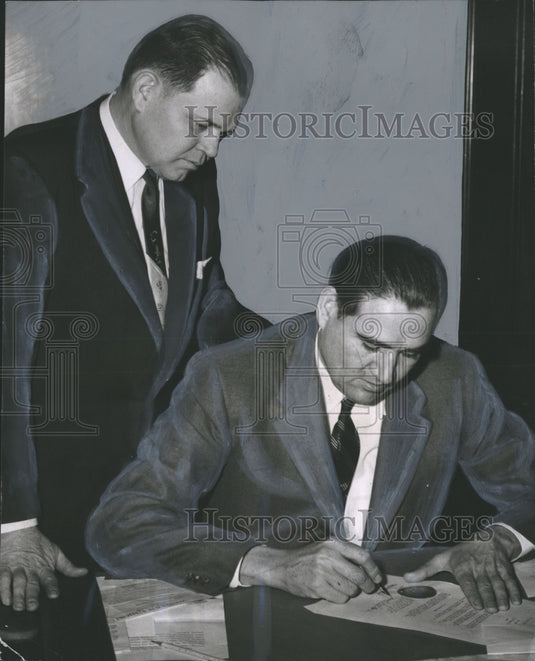 1955, Governor Folsom proclaims March "Go-to-Movies Month", Alabama - Historic Images