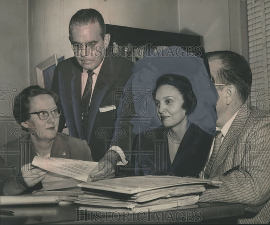 1960, Theo Wright, Superintendent, Jefferson County Schools, Others - Historic Images