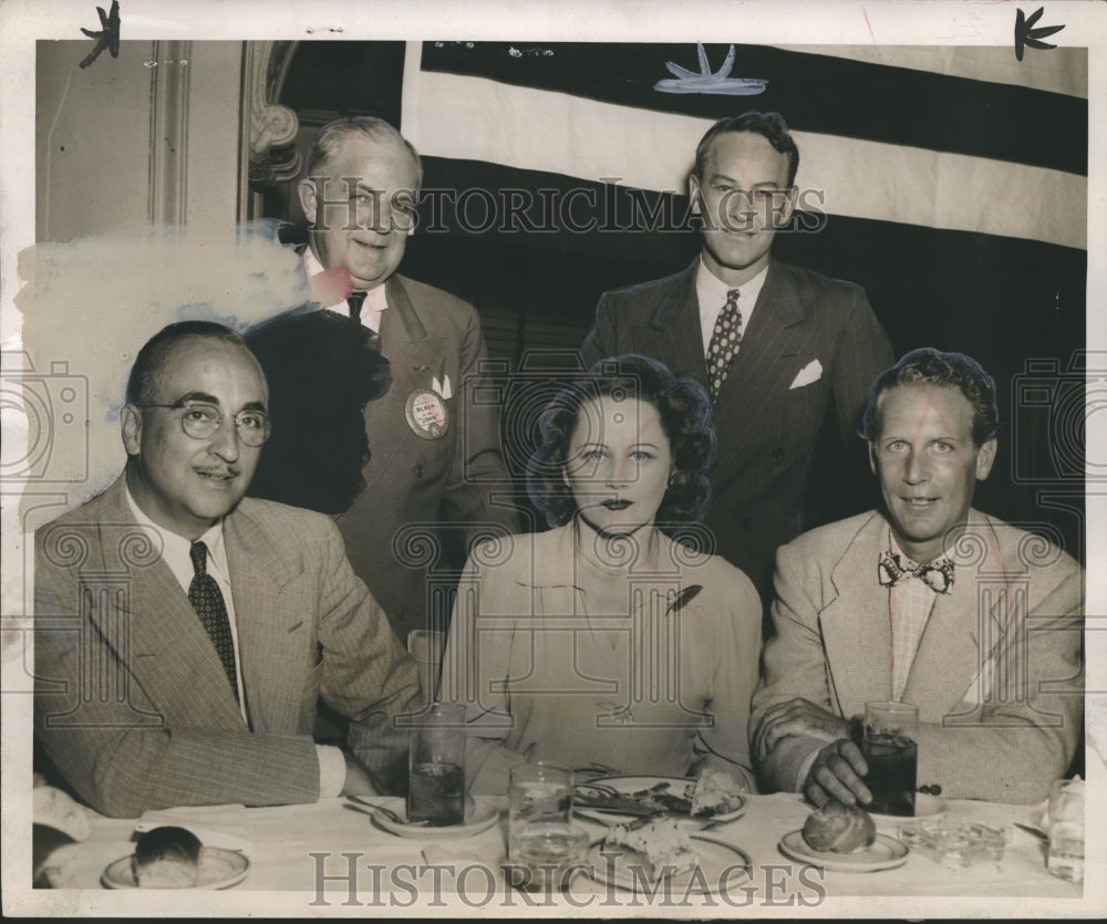 1948, Starlight Opera Stars at Kiwanis Club luncheon, Birmingham - Historic Images