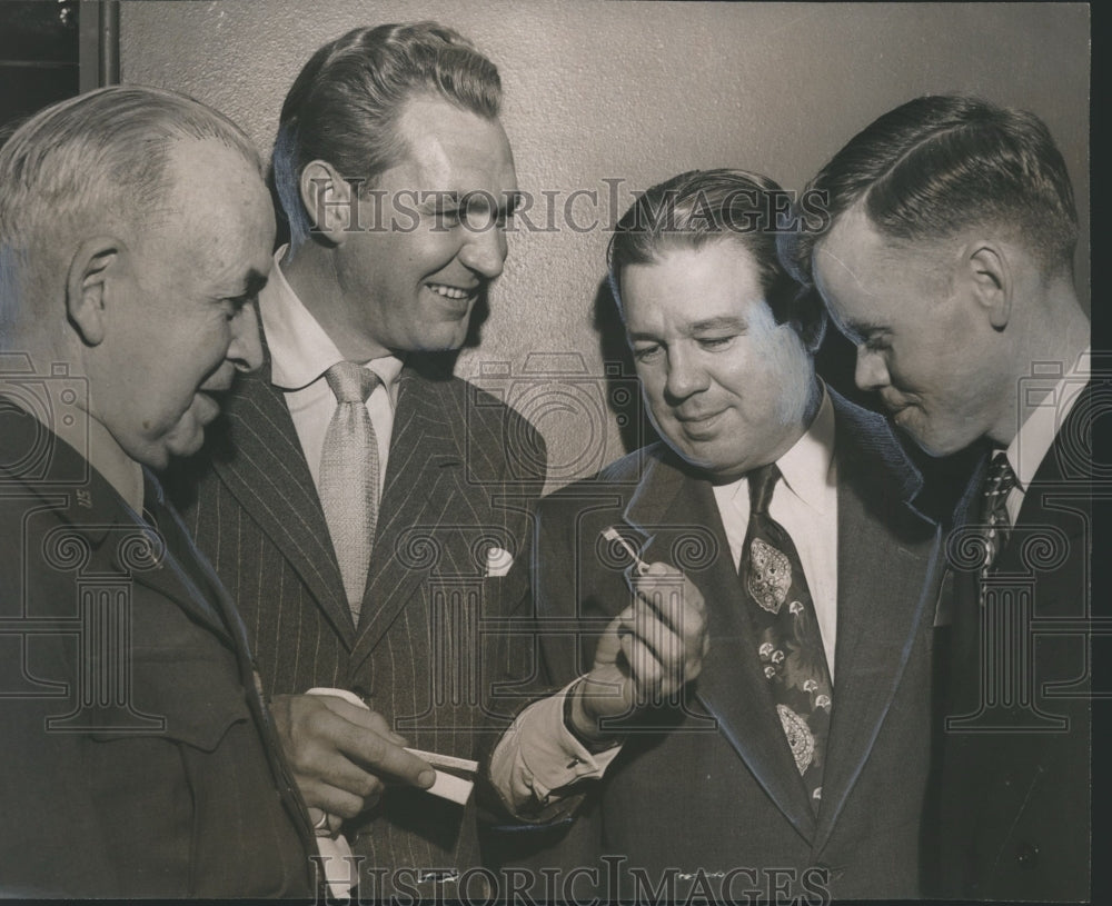1952, Forrest Tucker Receives Key to the City, Birmingham, Alabama - Historic Images