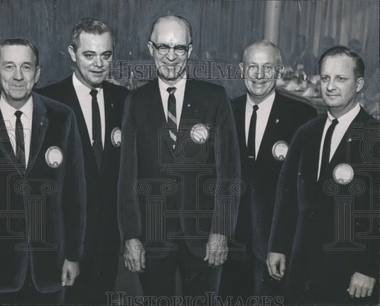 1964, Eastwood Kiwanis Club - Si Wages, Oscar Pitts, Other Members - Historic Images