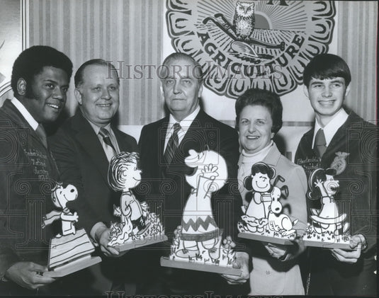 1974, T.L. Faulkner, Vocational Educator, and Others, Alabama - Historic Images