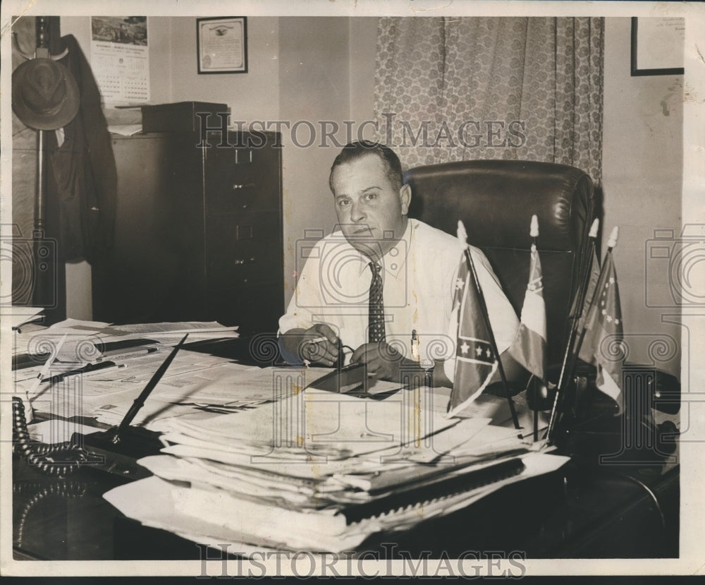 1961 Press Photo MacDonald Gallion, Alabama Attorney General - abno03386 - Historic Images