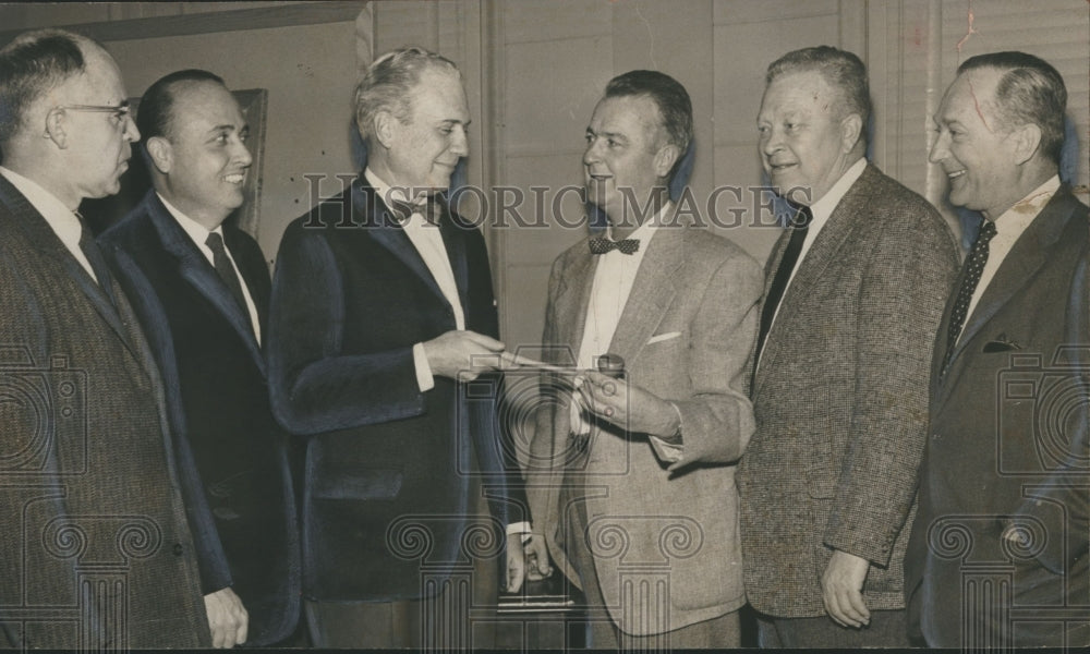 1960 Press Photo Jefferson County, Alabama Medical Society Installs Officers - Historic Images