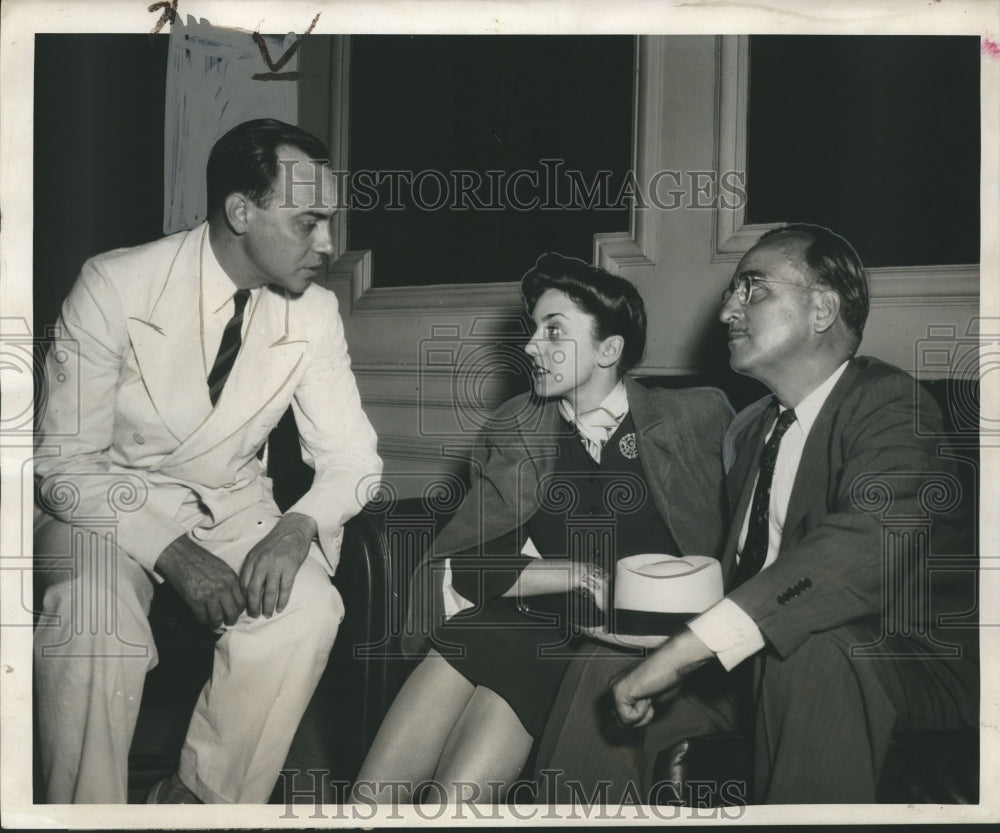 1946, Lula Crabtree, Cecil Abernathy &amp; Ralph Errolle, Starlight Opera - Historic Images