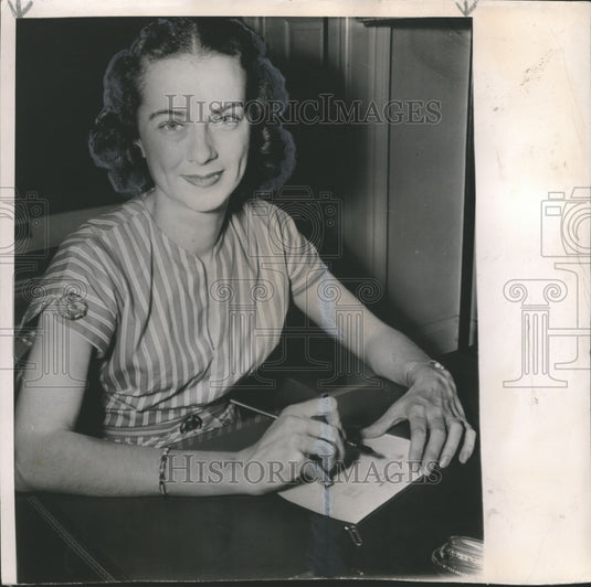 1948, Dorothy Vredenburgh, Secretary of Democratic National Committee - Historic Images