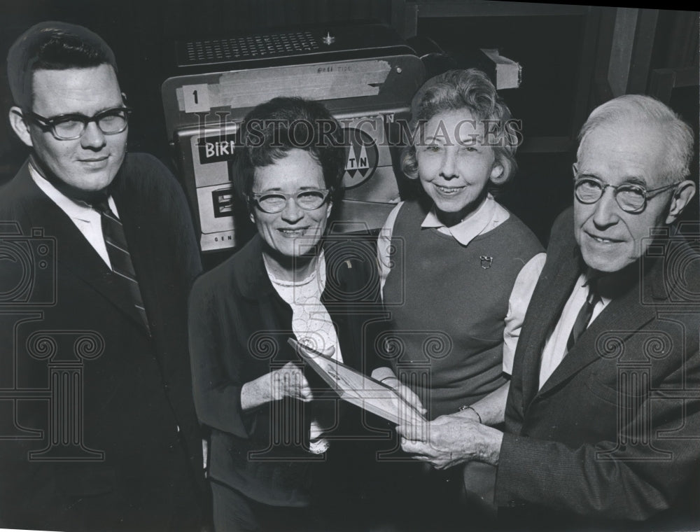 1966, Doctor L. Frazer Banks with Others at Award Ceremony in Alabama - Historic Images