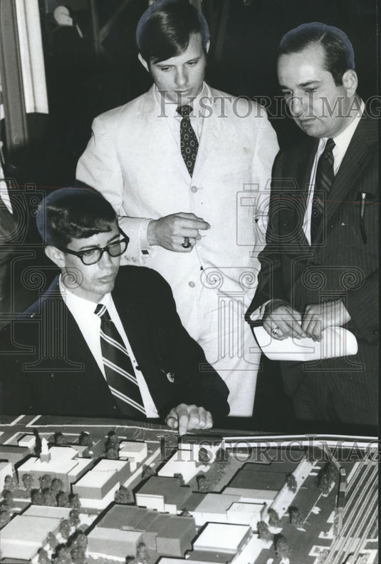 1969, Bill Porter, Bruce Gilliland, Other with Urban Development Map - Historic Images