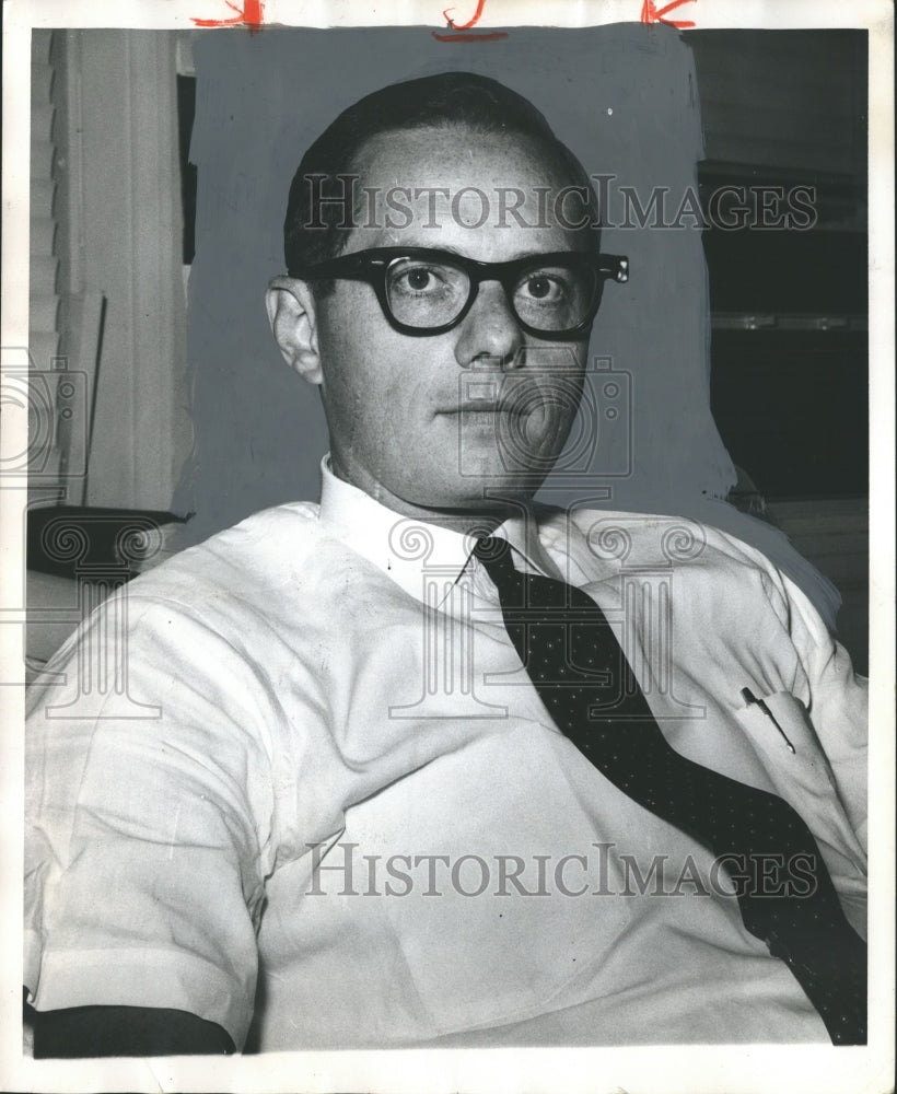 1968 Press Photo Walter Flowers, Fifth District Candidate - abno03580 - Historic Images