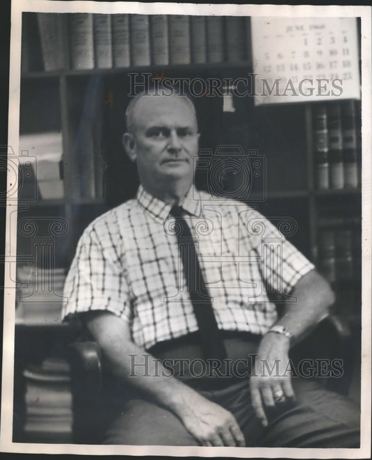 1960, Russell County Probate Judge J. Shannon Burch, Phenix City - Historic Images