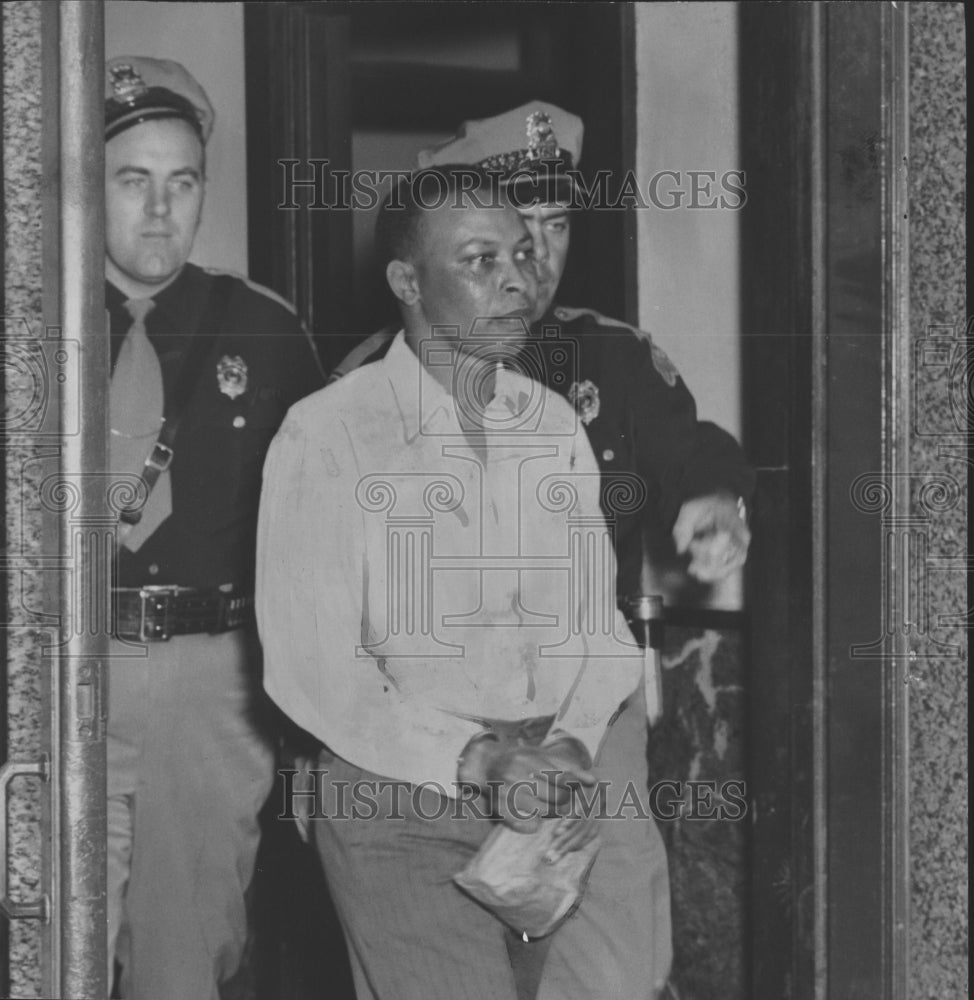1951 Press Photo Accused Murderer Cooper Drake in Shelby County Circuit Court - Historic Images
