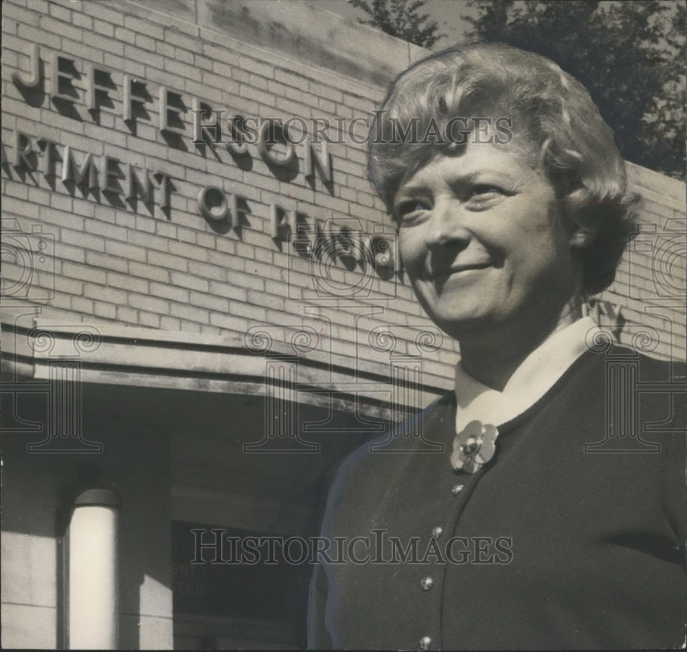 1970 Press Photo Miss Joyce Clements, new Welfare Chief of Jefferson County - Historic Images