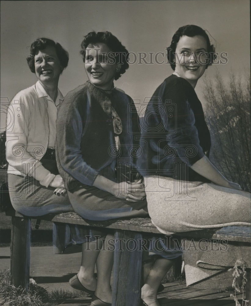 1955, Junior League Delegates at AJLA Conference in Alabama - Historic Images