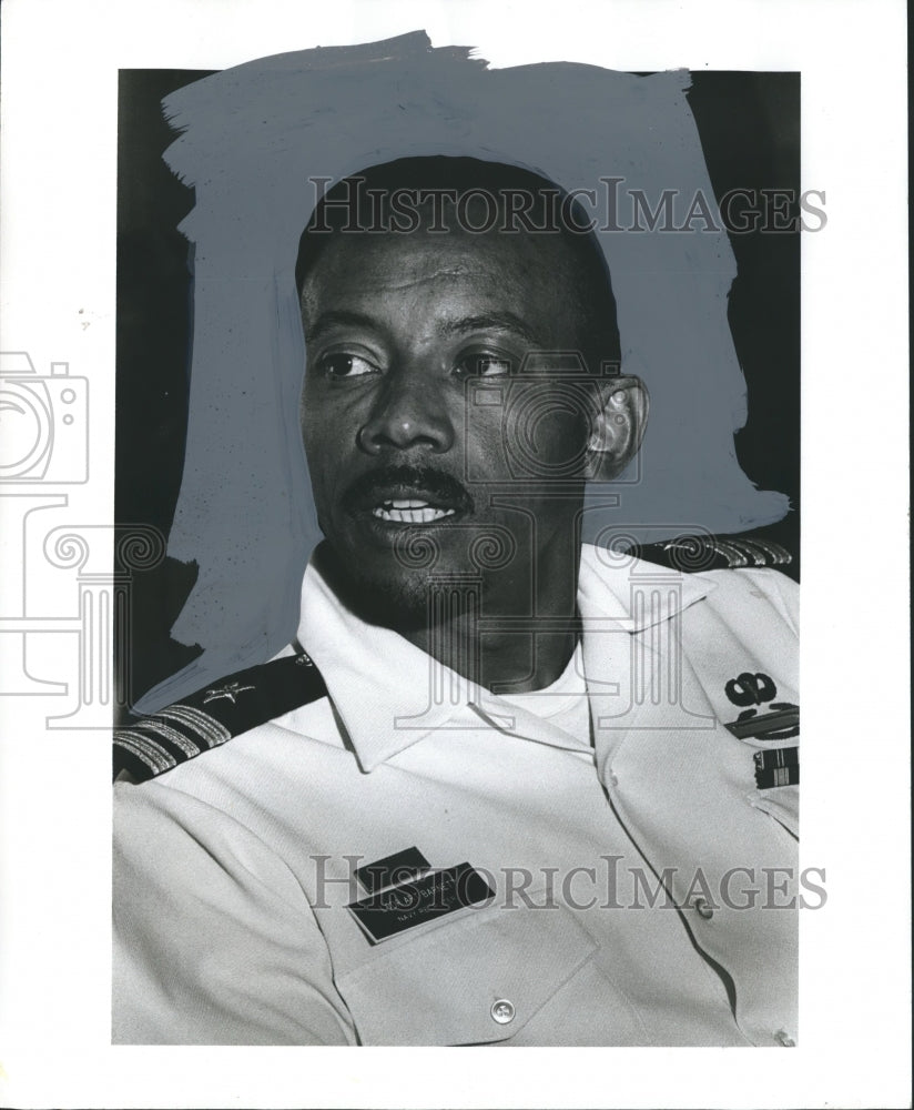 1977 Arthur Barnett, Naval Reserve Officer, Alabama State University - Historic Images