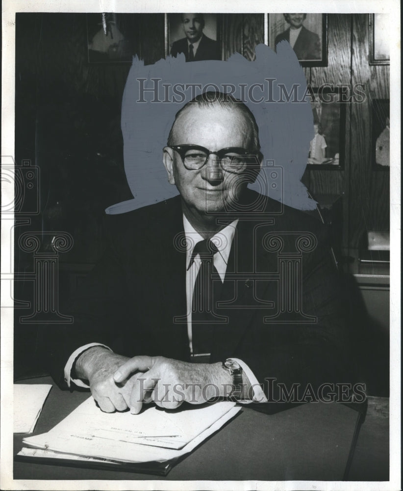 1972 Press Photo M. D. &quot;Pete&quot; Gilmer, commissioner of agriculture - abno03796 - Historic Images