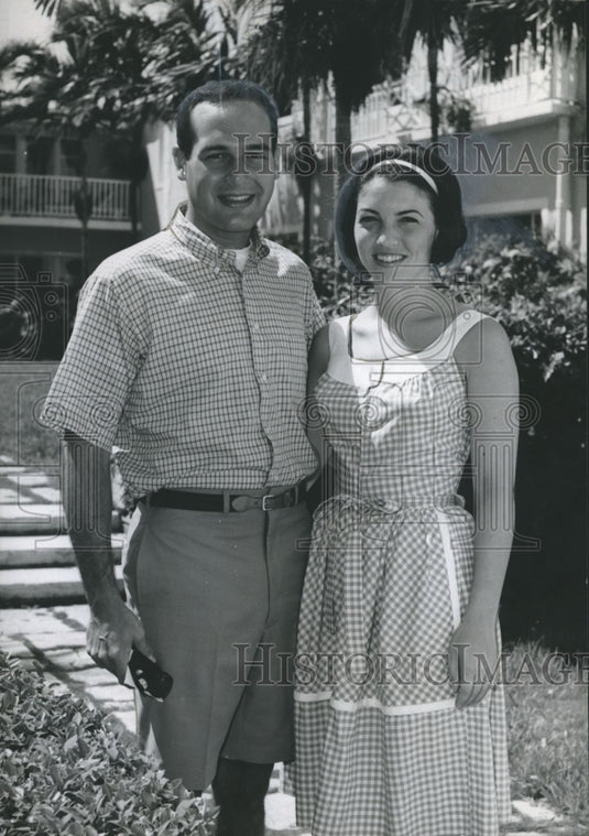 1965, Philip and Helene Tucker in Nassau - abno03857 - Historic Images