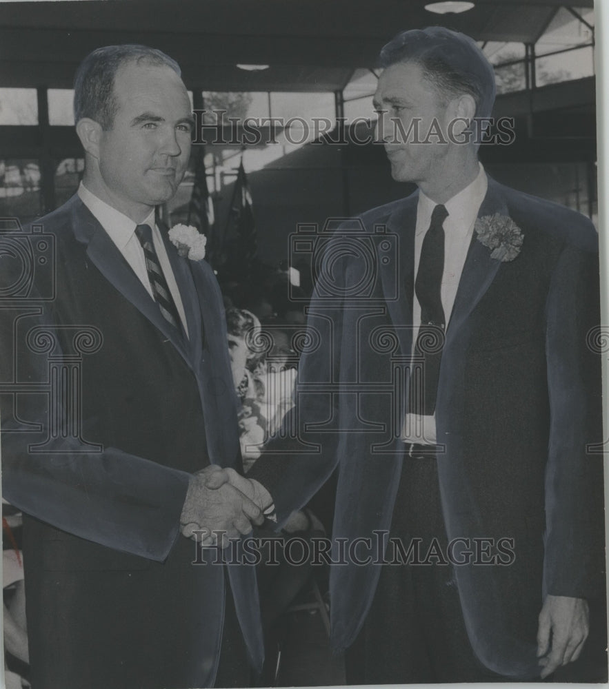 1961, Leo Williams, Minor Heights High, Greets Governor Patterson - Historic Images