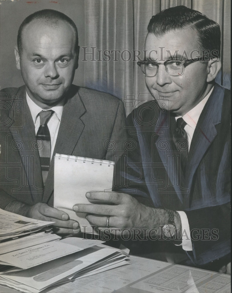 1961 Press Photo Roebuck Shopping Center - Ralph Waggett and E.J. Poole, Alabama - Historic Images