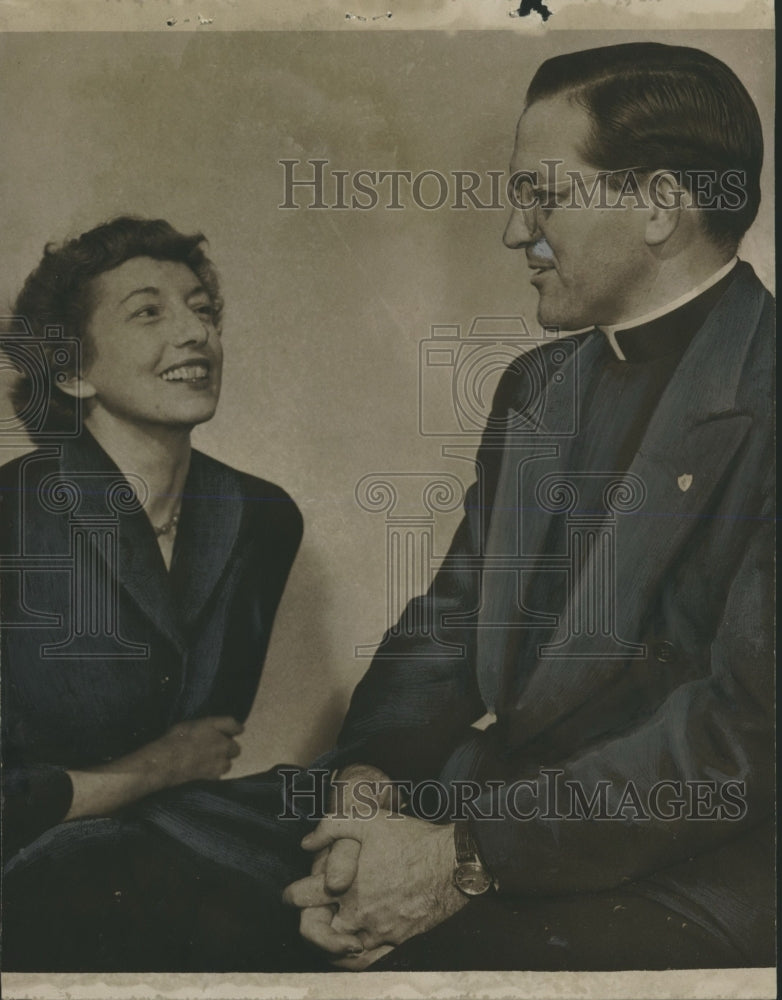 1950 Reverend Frank Wade with his sister Miss Lal Wade, Alabama - Historic Images