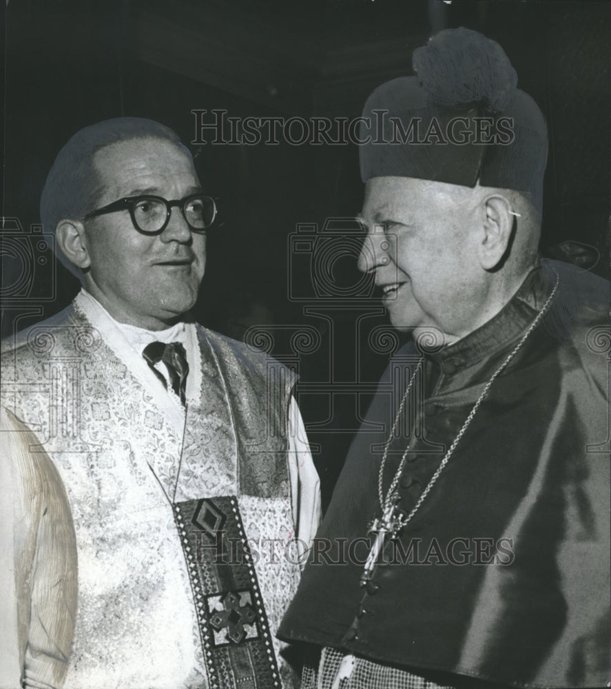 1966, The Right Reverend Monsignor Francis J. Wade Celebrates 25th - Historic Images