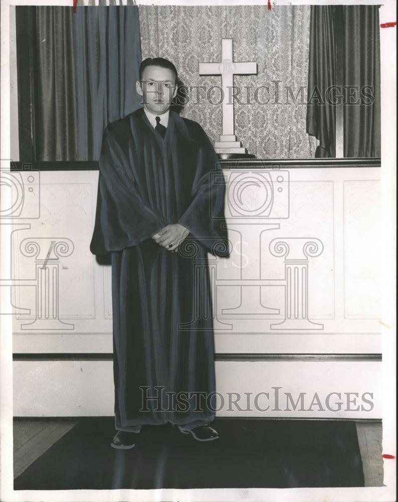 1953 Press Photo Reverend Allyn Knight Wadleigh, Minister - abno04031 - Historic Images