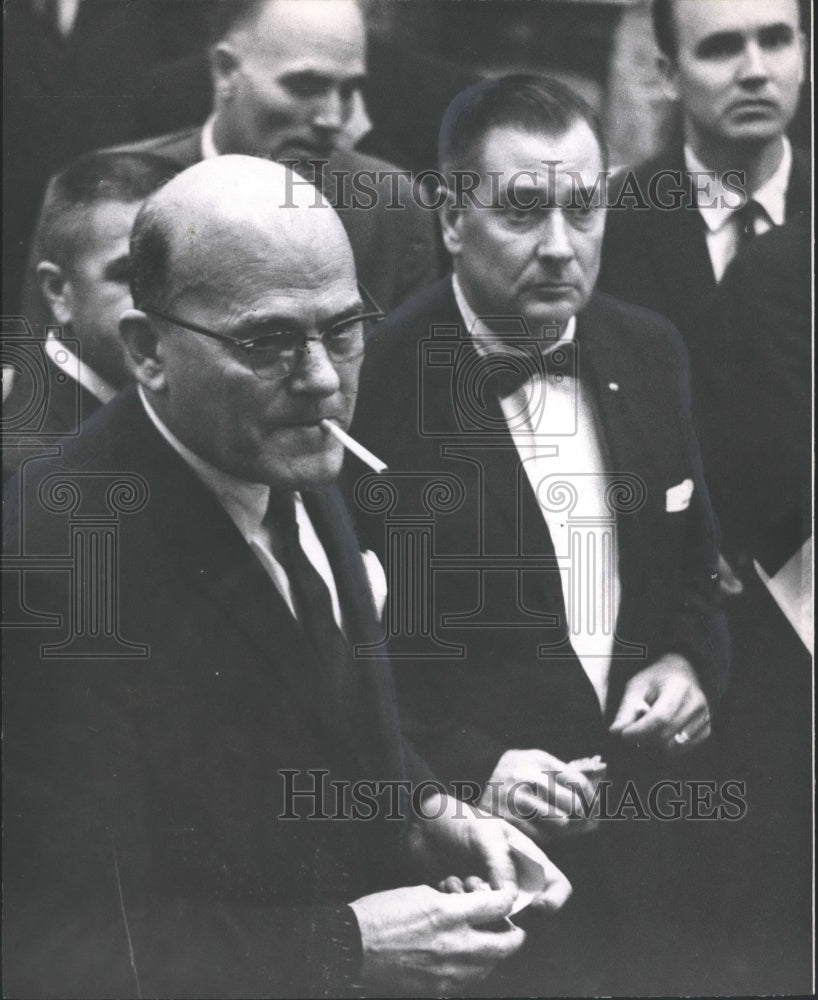 1961 Press Photo Senator Hugh Moses &amp; Senator Carl Golson - abno04089 - Historic Images