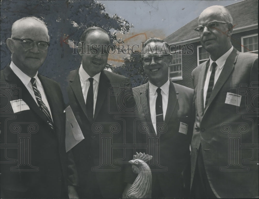 1967, Auburn University - Officials at Lab Dedication, Alabama - Historic Images