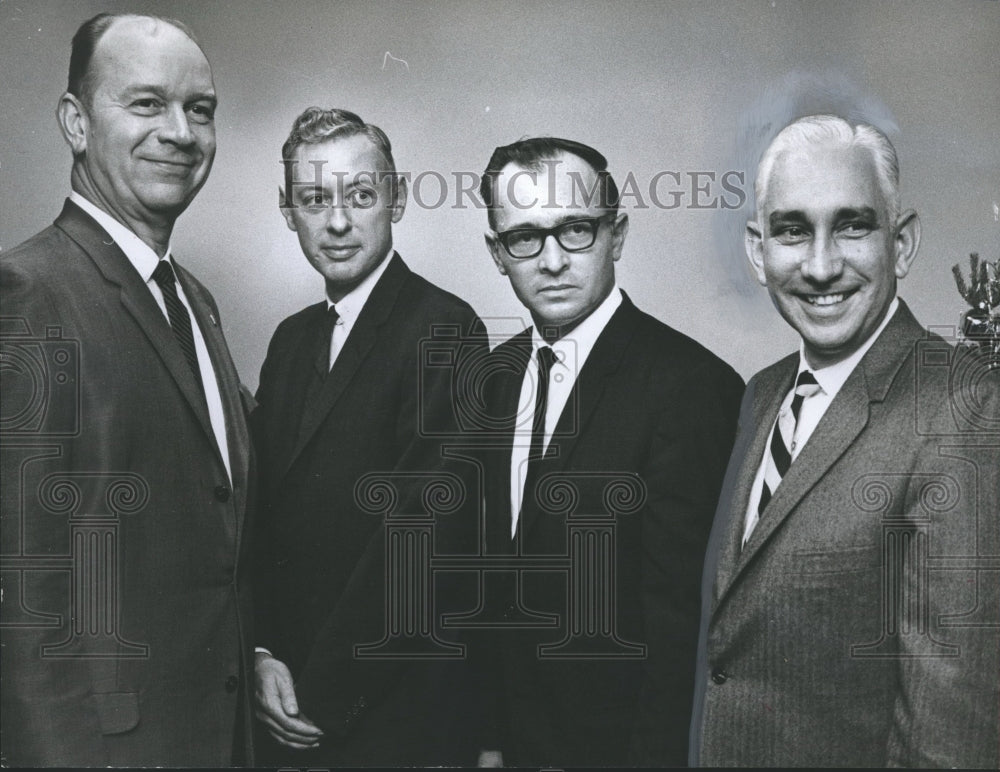 1966 Press Photo American Society of Insurance Managers Alabama Officers - Historic Images