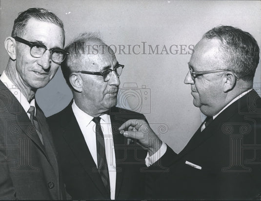 1965, Bishop W. Kenneth Goodson honors retired pastors for service - Historic Images