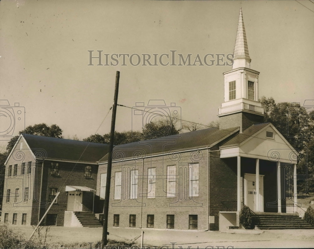 1954 Wilkes Baptist Church, Exterior, Birmingham, Alabama - Historic Images