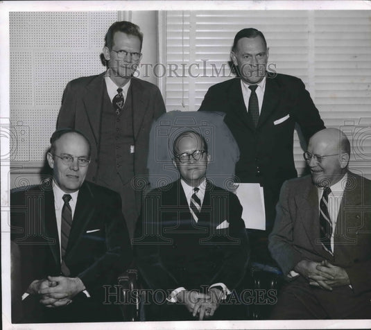 1956 Press Photo Leaders Commission for Judicial Reform, Alabama Bar Chieftains - Historic Images