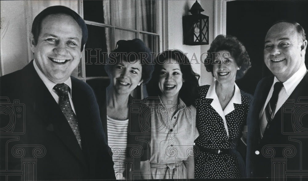 1979 Fob James, Governor of Alabama, and Others, Wedding Brunch - Historic Images