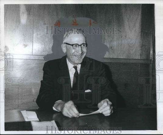 1962 Press Photo Dr. James E. Bathurst, Educator - abno04564-Historic Images