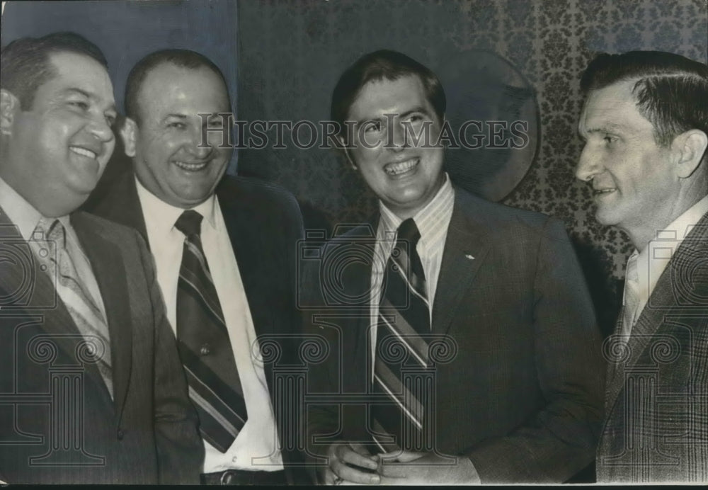 1971, Alabama Attorney General Bill Baxley Enjoys Laugh with Sheriffs - Historic Images