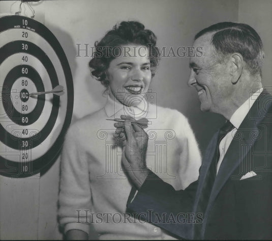 1960, R. Jemison, III, Mrs. Jo Prince Set Pace for Chamber, Alabama - Historic Images