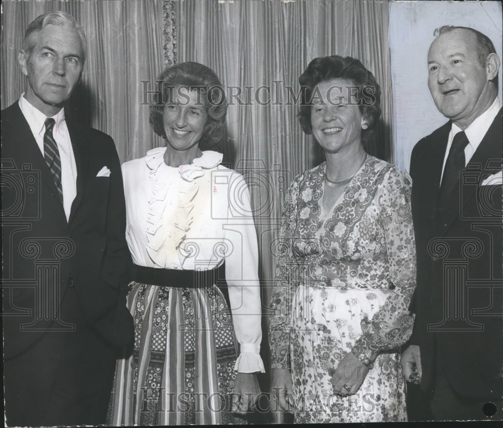 1975 Wita &amp; John Harbert with Friends Henrietta &amp; Paschal Shook - Historic Images