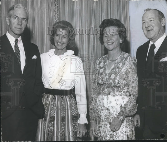 1975 Wita & John Harbert with Friends Henrietta & Paschal Shook - Historic Images