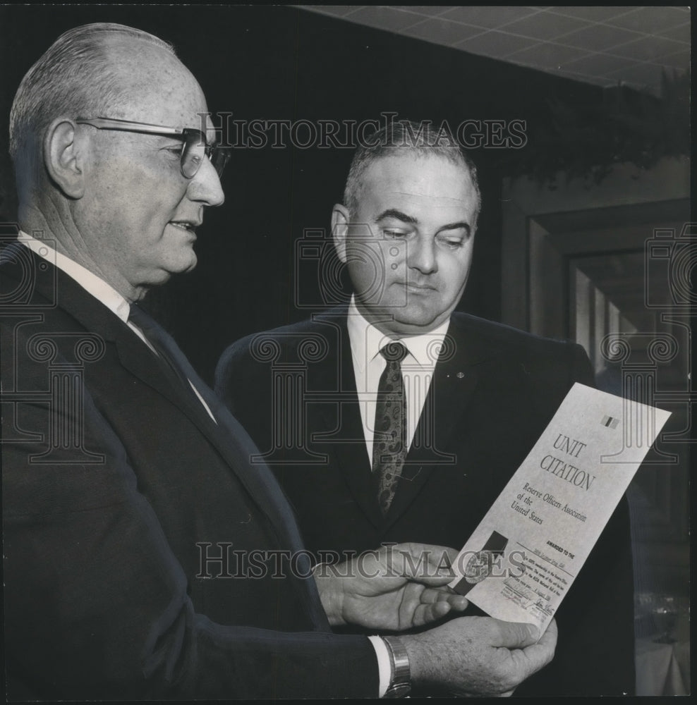 1966, Birmingham Army Reserve units Receive honors for 100 per cent - Historic Images