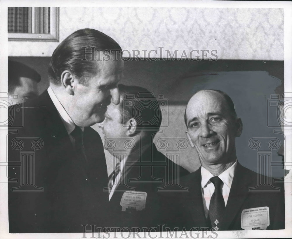 1970 Press Photo Garrison Alabama Broadcasters Association New President - Historic Images