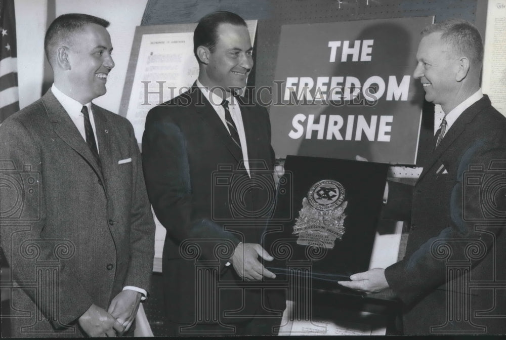 1962, Banks High School, Birmingham, Alabama, Receives Freedom Shrine - Historic Images