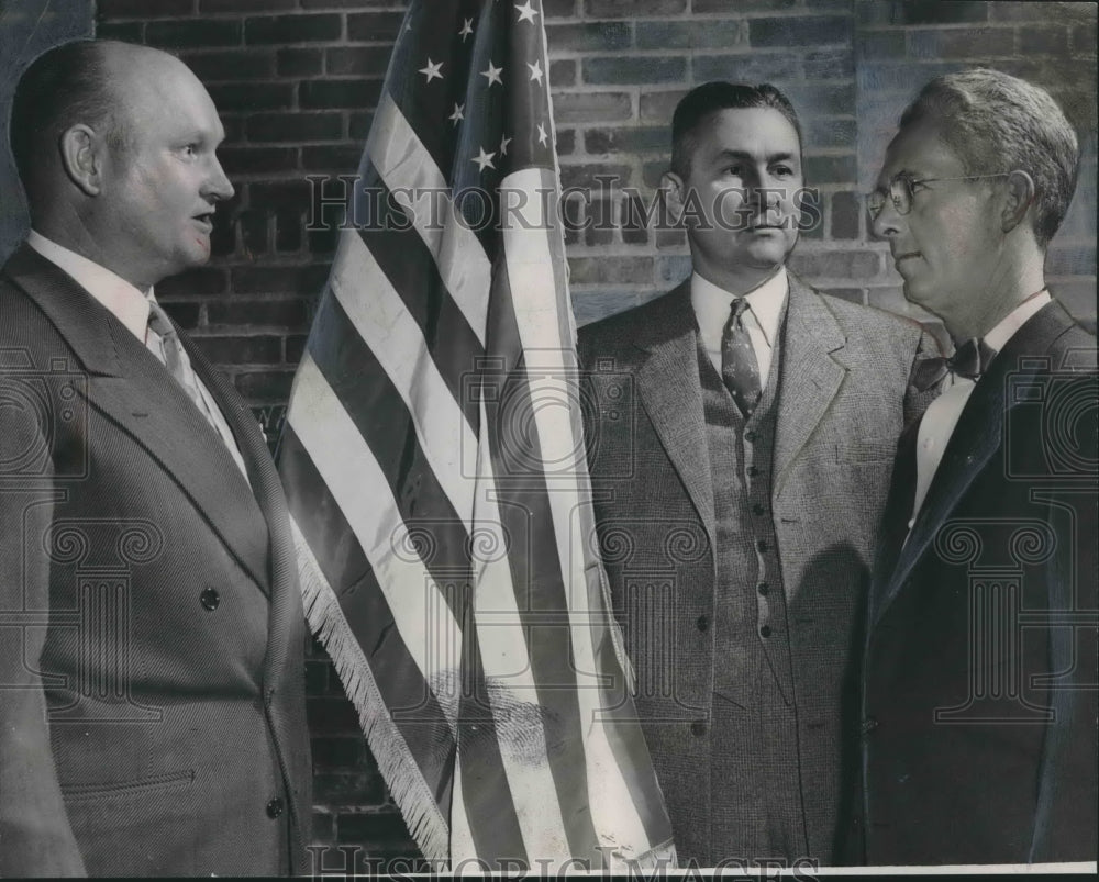 1953 politician Karl Harrison, Members of Woodlawn Lions Club, AL - Historic Images