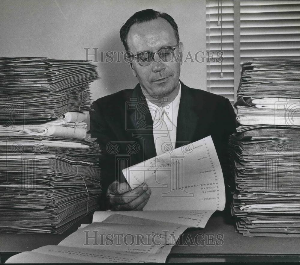 1958, C.B. Holliman, Director, Birmingham Federal Housing Authority - Historic Images