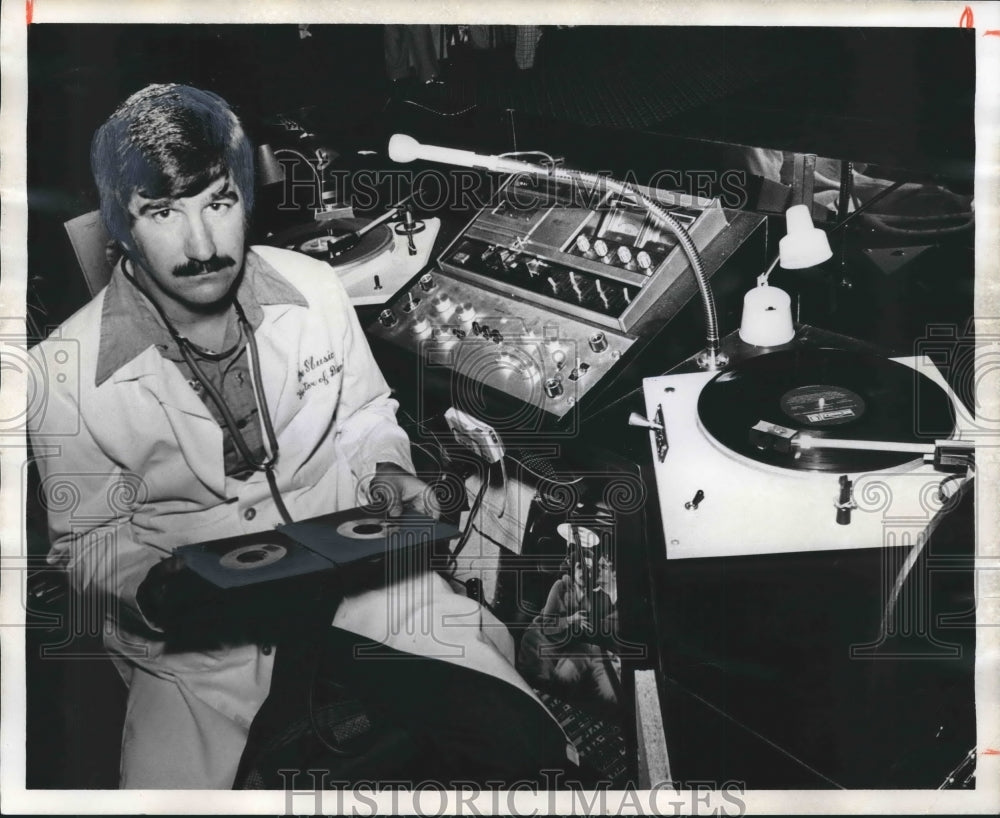 1976, David Harper, &quot;Dr. Music,&quot; Plays Disco at Parties - abno04882 - Historic Images