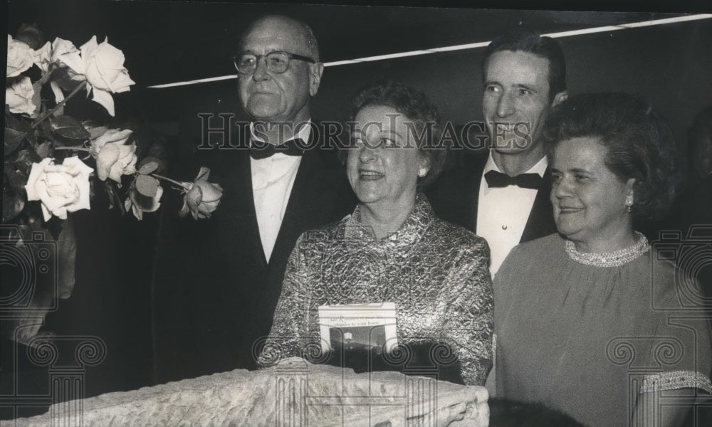 1969, Birmingham-Southern President and Wife at Reception with Others - Historic Images