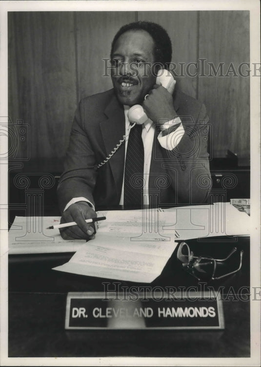 1988 Cleveland Hammonds, Superintendent, Birmingham Schools - Historic Images